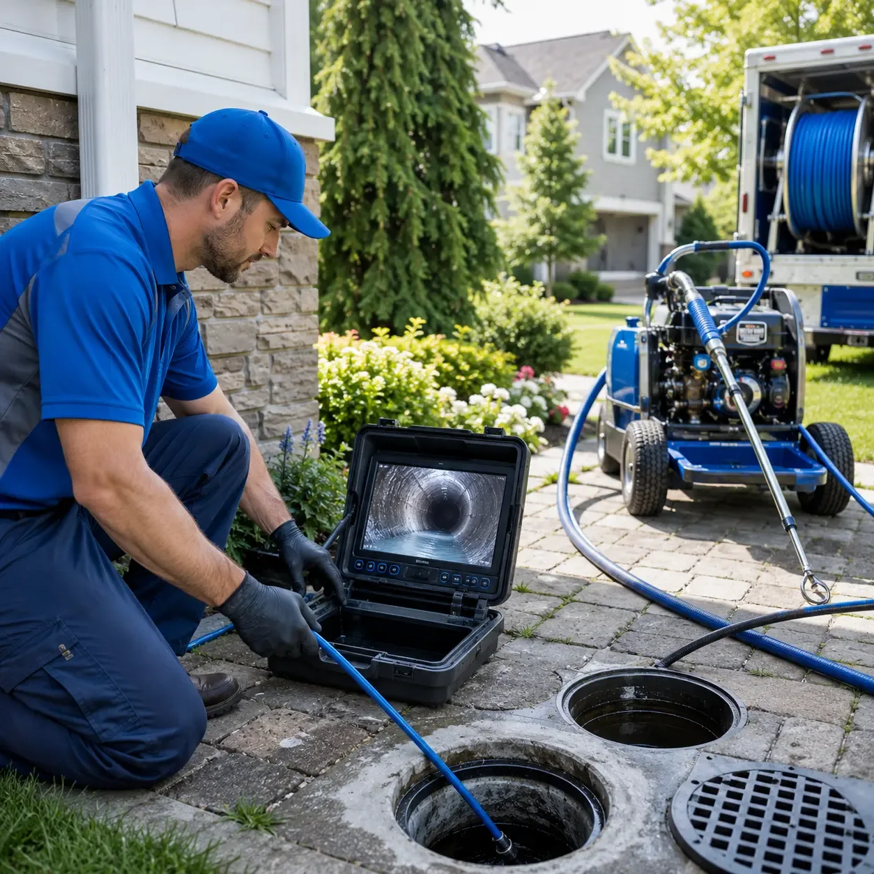 Outdoor drain cleaning professionals serving Danville, IN